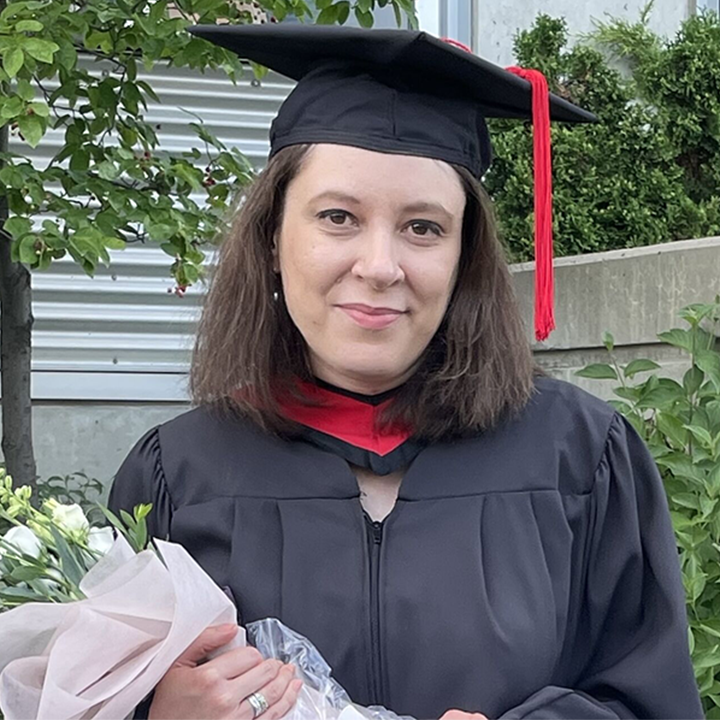 Kathryn May, alumna of the part-time Professional LLM in Privacy and Cybersecurity Law.